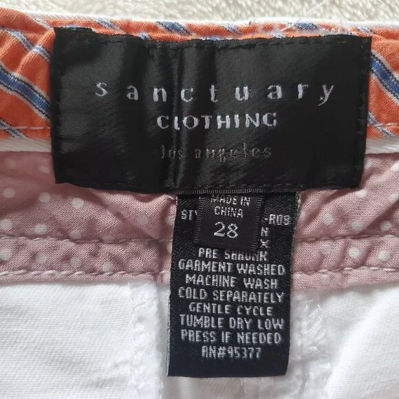 Sanctuary Clothing Women's Peace Revival Bootcut Pant White Size 28 - Picture 2 of 16